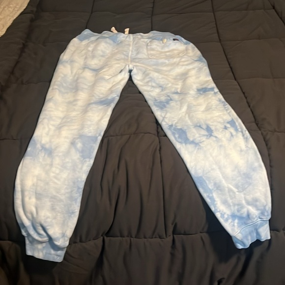 Faherty Blue Tie Dye Bells Soft CottonTerry Joggers - Picture 2 of 3